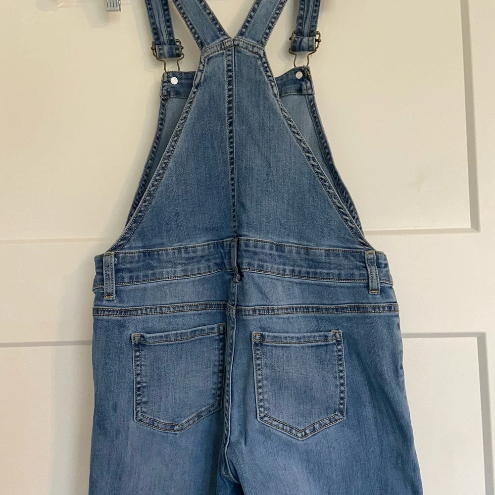 Girls denim jeans overalls - Picture 3 of 4